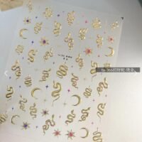 STICKERS DECORACION - SERPIENTE Y LUNA