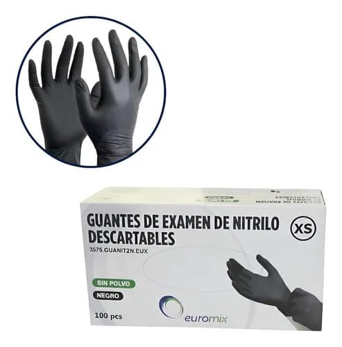 GUANTES DE NITRILO TALLE XS