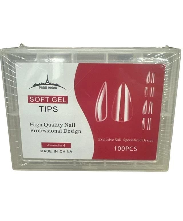 SOFT GEL TIPS ALMENDRA 4