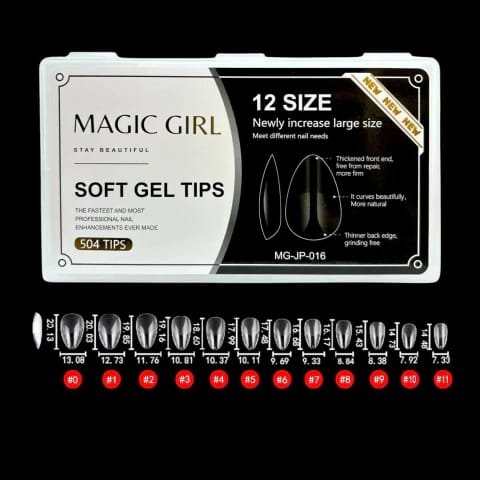 SOFT GEL TIPS ALMOND