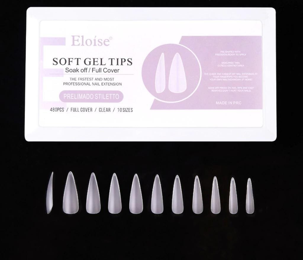 SOFT GEL TIPS REGULAR ALMENDRA