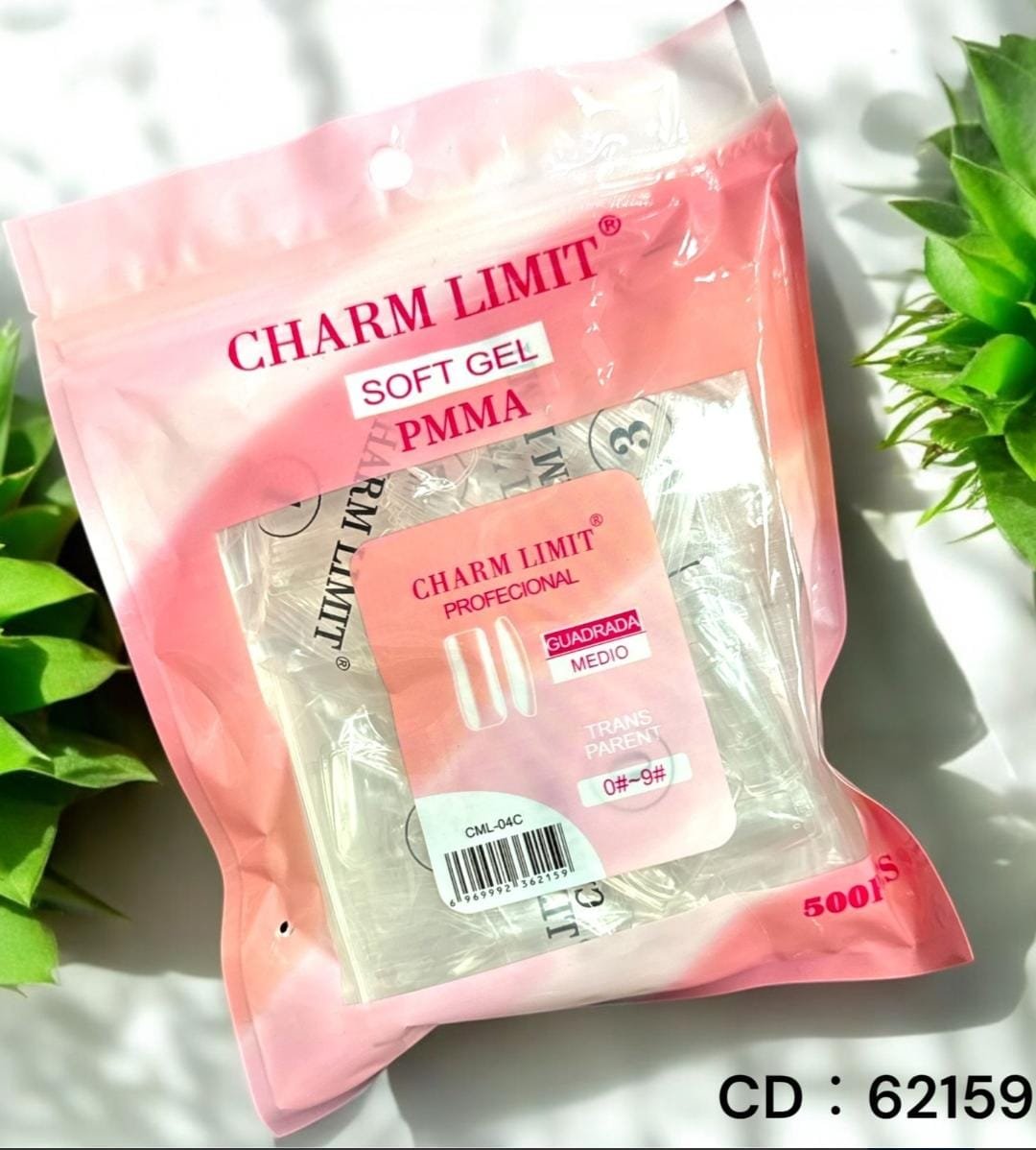 TIPS PARA SOFT GEL CHARM LIMIT CUADRADA
