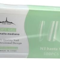 SOFT GEL TIPS ALMENDRA MEDIANO DEL 3 AL 7